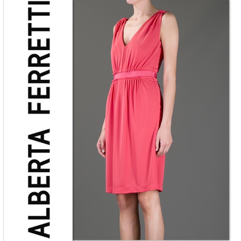 Philosophy Di Alberta Ferretti Sz 2 Mauve Dress - Picture 1 of 5